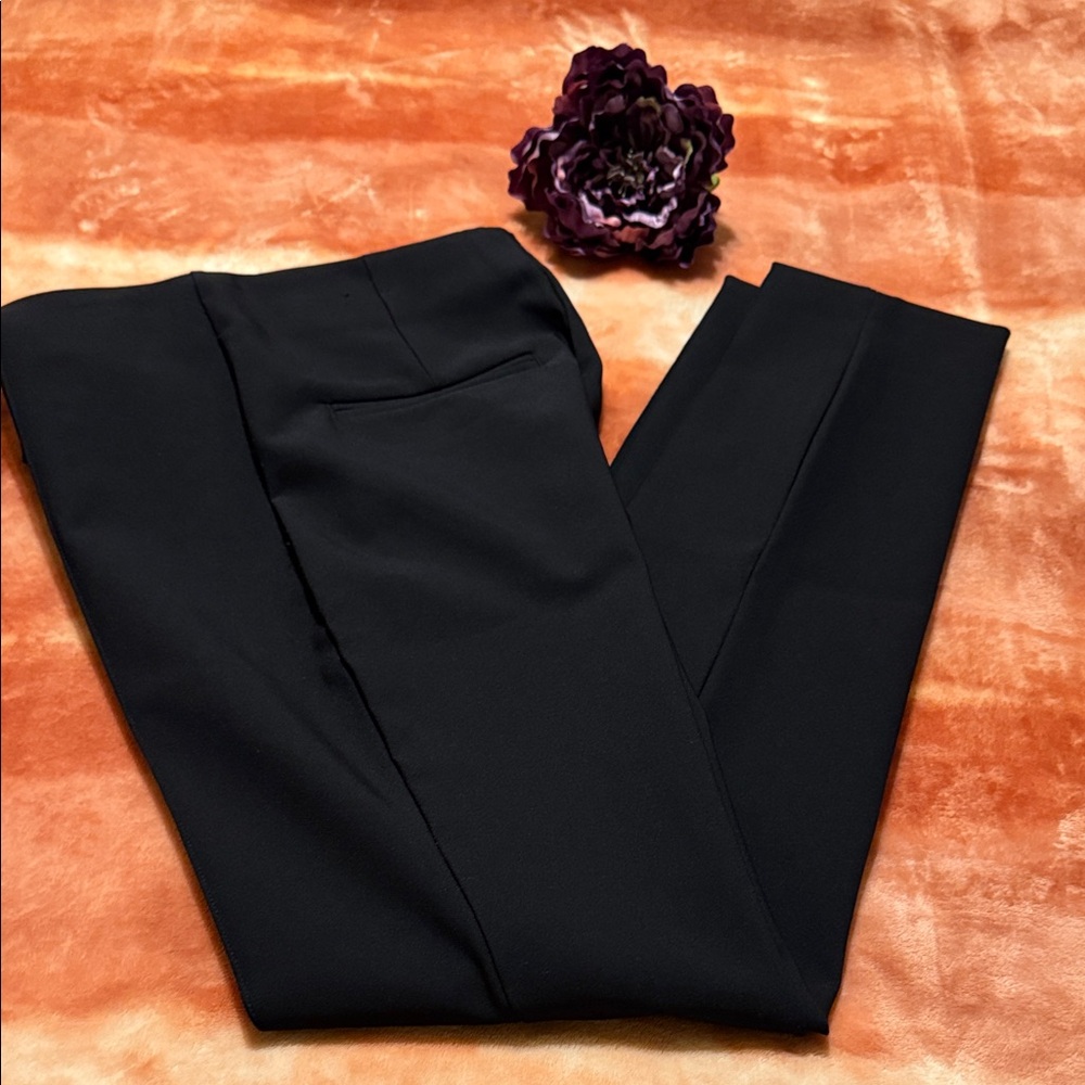 Rachel Zoe Classic Black Straight Leg Trousers